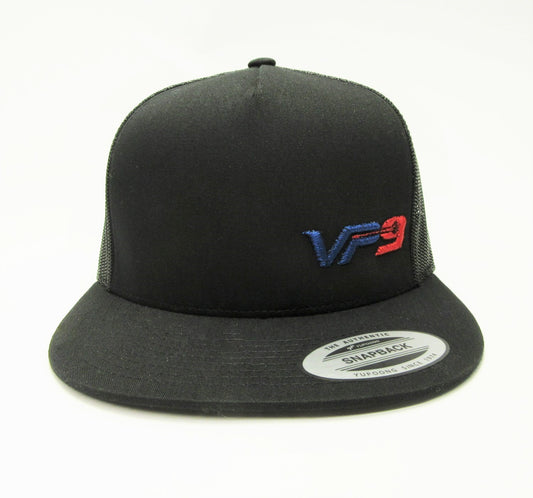 VP9 Snapback Flat Bill Trucker Cap